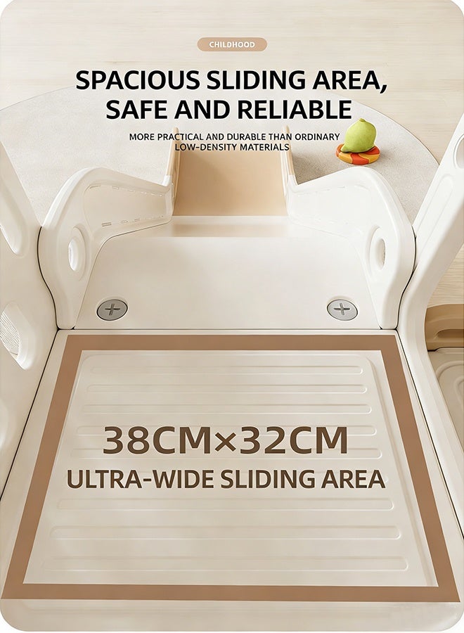 Beauenty Multi-functional Toddler swing slide set,8 in 1 Baby Outdoor indoor playground Sturdy and easy to assemble toddler Kids Slide Playset for Toddler,Indoor Outdoor Slide Toddler Playset with Storage Space and Non-Slip Steps,Gift for Boys and Girls 1-3 Years - Image 5